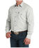 Image #2 - Cinch Men's Modern Fit Geo Print Long Sleeve Snap Western Shirt, Cream, hi-res