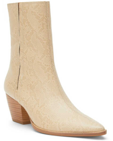 Image #1 - Matisse Women's Annabelle Western Fashion Booties - Pointed Toe, Natural, hi-res