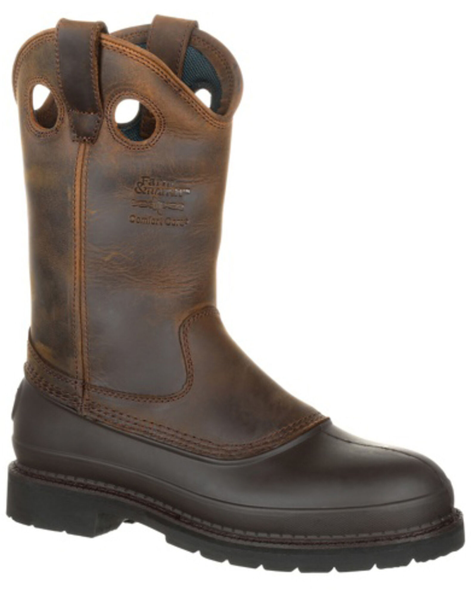 Georgia Boot Men s Mud Dog Pull On Work Boots Round Toe