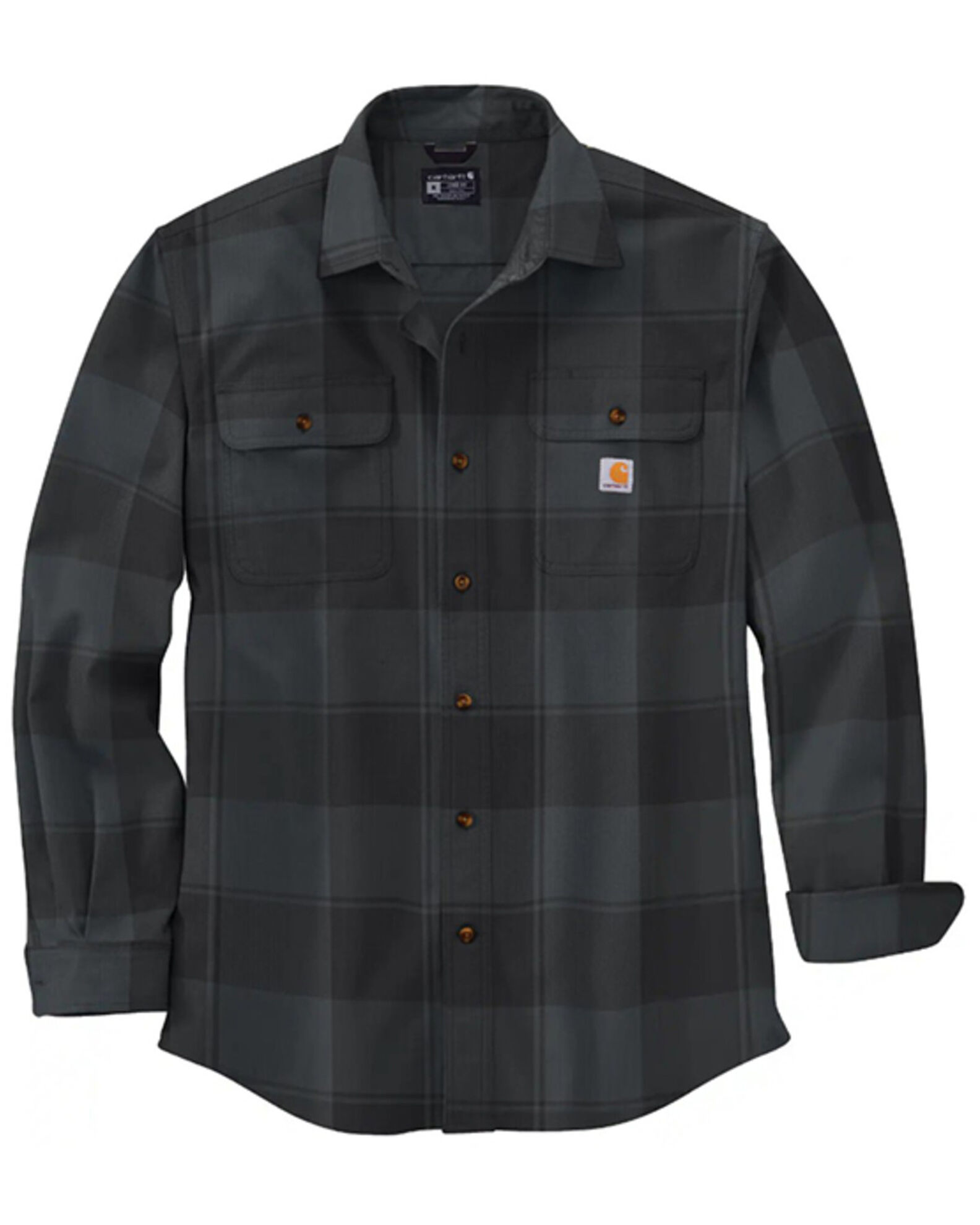 Carhartt Men s Loose Fit Heavyweight Plaid Print Long Sleeve Flannel Shirt Country Outfitter