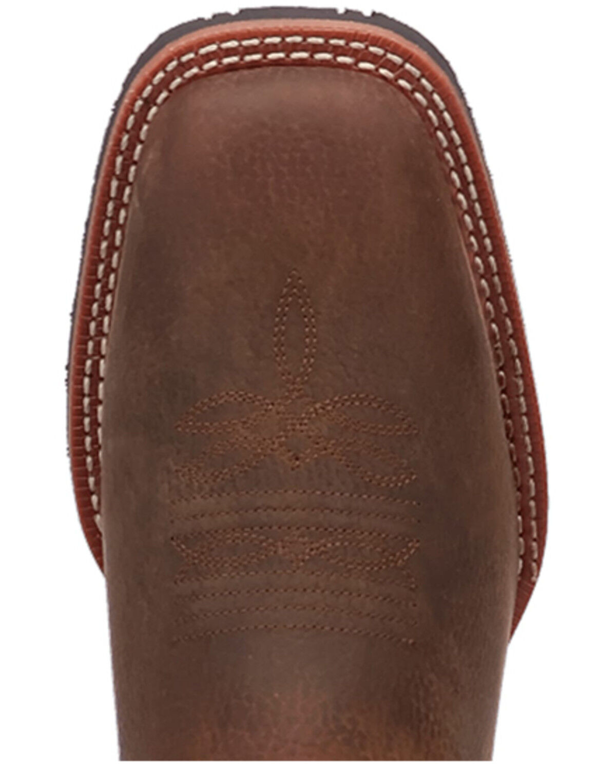 Image #6 - Laredo Men's Cullen Western Boots - Broad Square Toe, Brown, hi-res