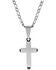Image #2 - Montana Silversmiths Men's Strength of Faith Cross Necklace, Silver, hi-res