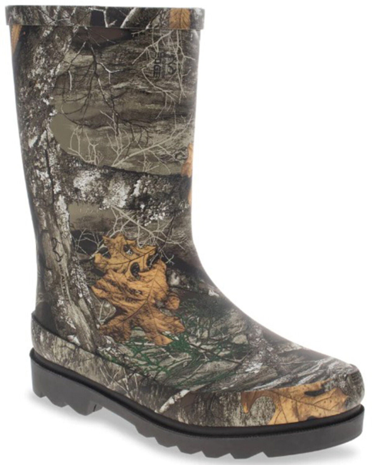 Western Chief Little Boys' RealTree Camo Tall Rain Boots - Round Toe, Brown, hi-res