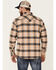 Image #4 - Pendleton Men's Ivory Wyatt Small Plaid Long Sleeve Snap Western Shirt, Ivory, hi-res