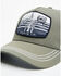 Image #2 - Cinch Women's Southwestern Print Ball Cap, Olive, hi-res