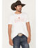Image #1 - RANK 45® Men's Logo Saying Short Sleeve Graphic T-Shirt, White, hi-res