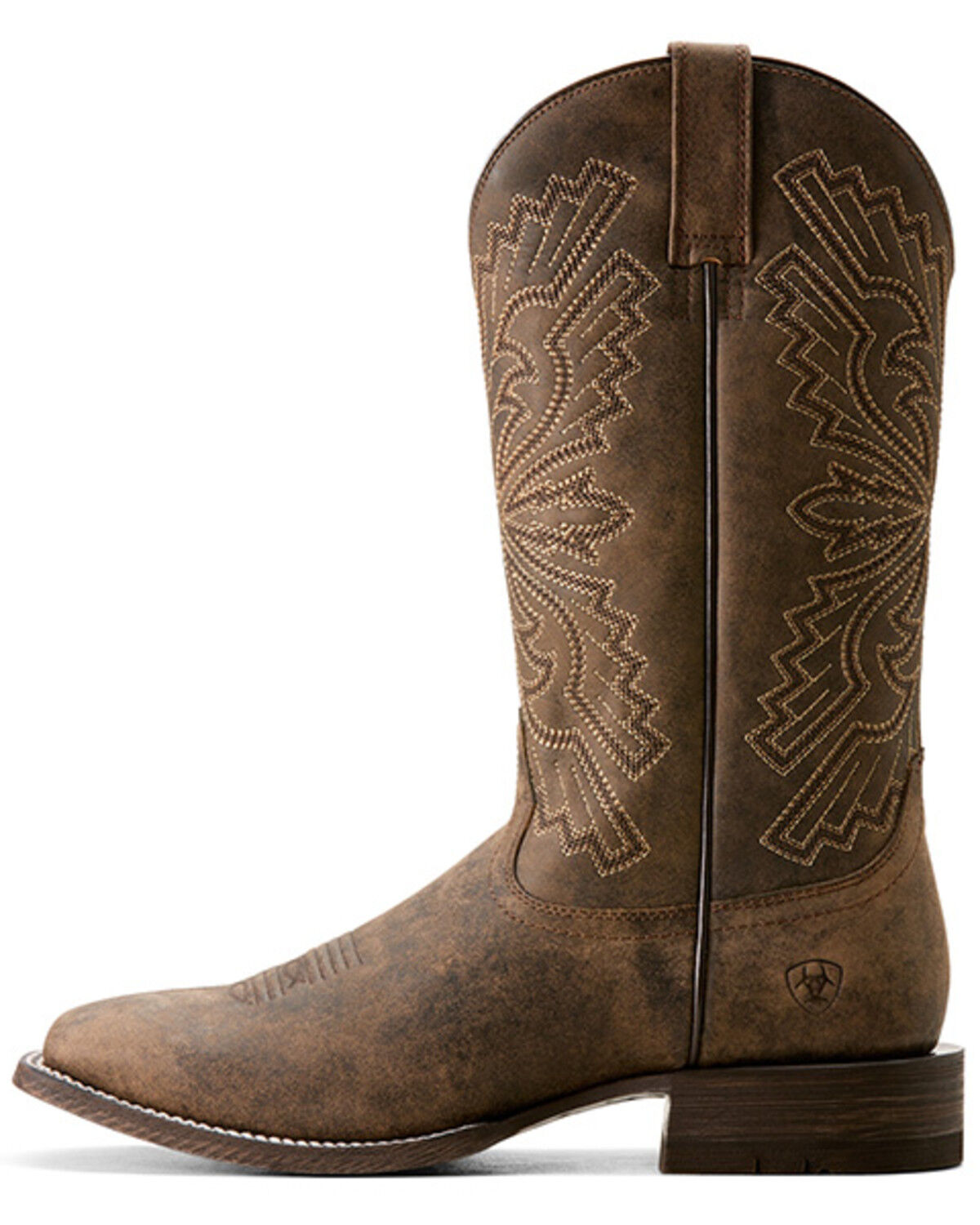 Image #2 - Ariat Men's Sting Western Boots - Broad Square Toe, Brown, hi-res