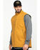 Image #3 - Hawx Men's Khaki Canvas Sherpa Lined Work Vest , Brown, hi-res