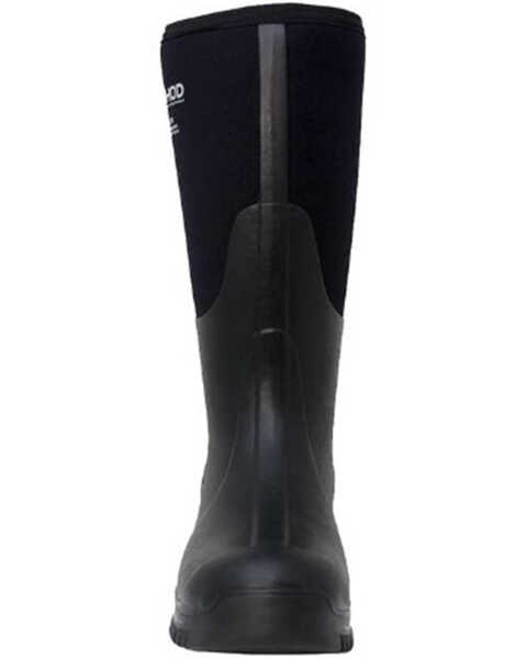 Image #4 - Dryshod Men's Mudcat High Rugged Knee Work Boots - Round Toe, Black, hi-res