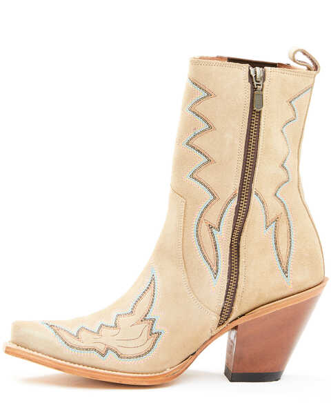 Image #3 - Dan Post Women's Sand Suede Fashion Booties - Pointed Toe, , hi-res