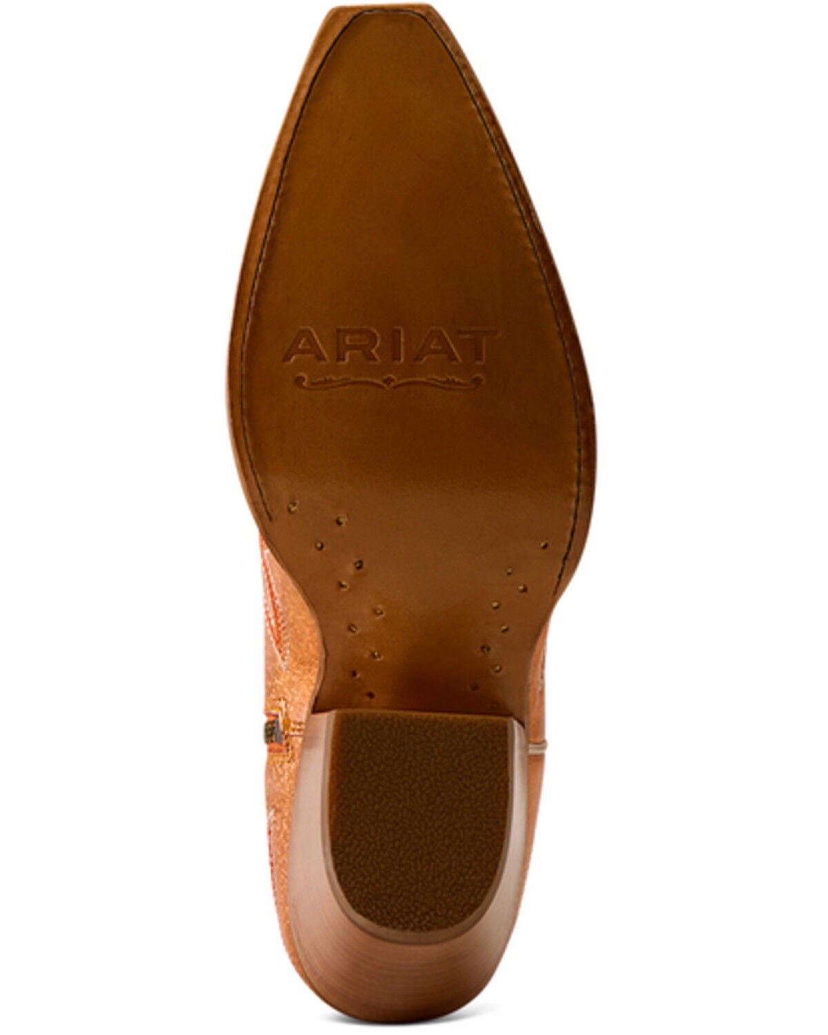 Image #5 - Ariat Women's Casanova Metallic Tall Western Boots - Snip Toe, Orange, hi-res