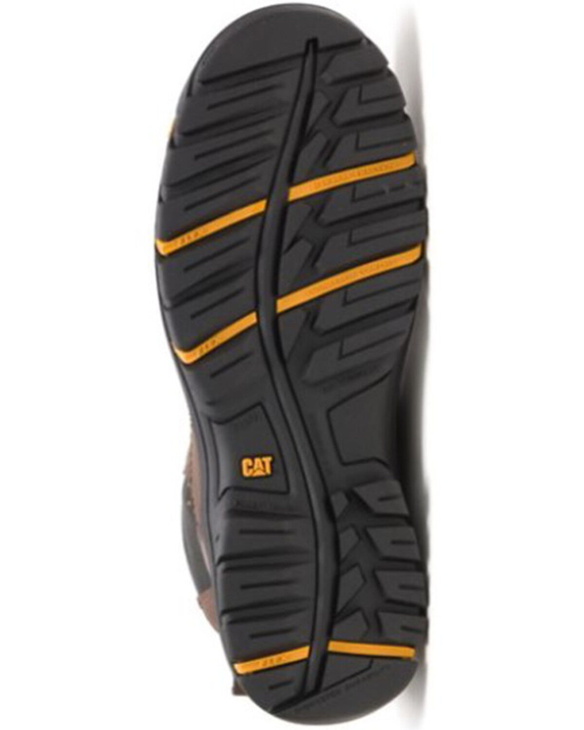 Image #6 - Caterpillar Men's Wheelbase Work Boots - Steel Toe, Russett, hi-res