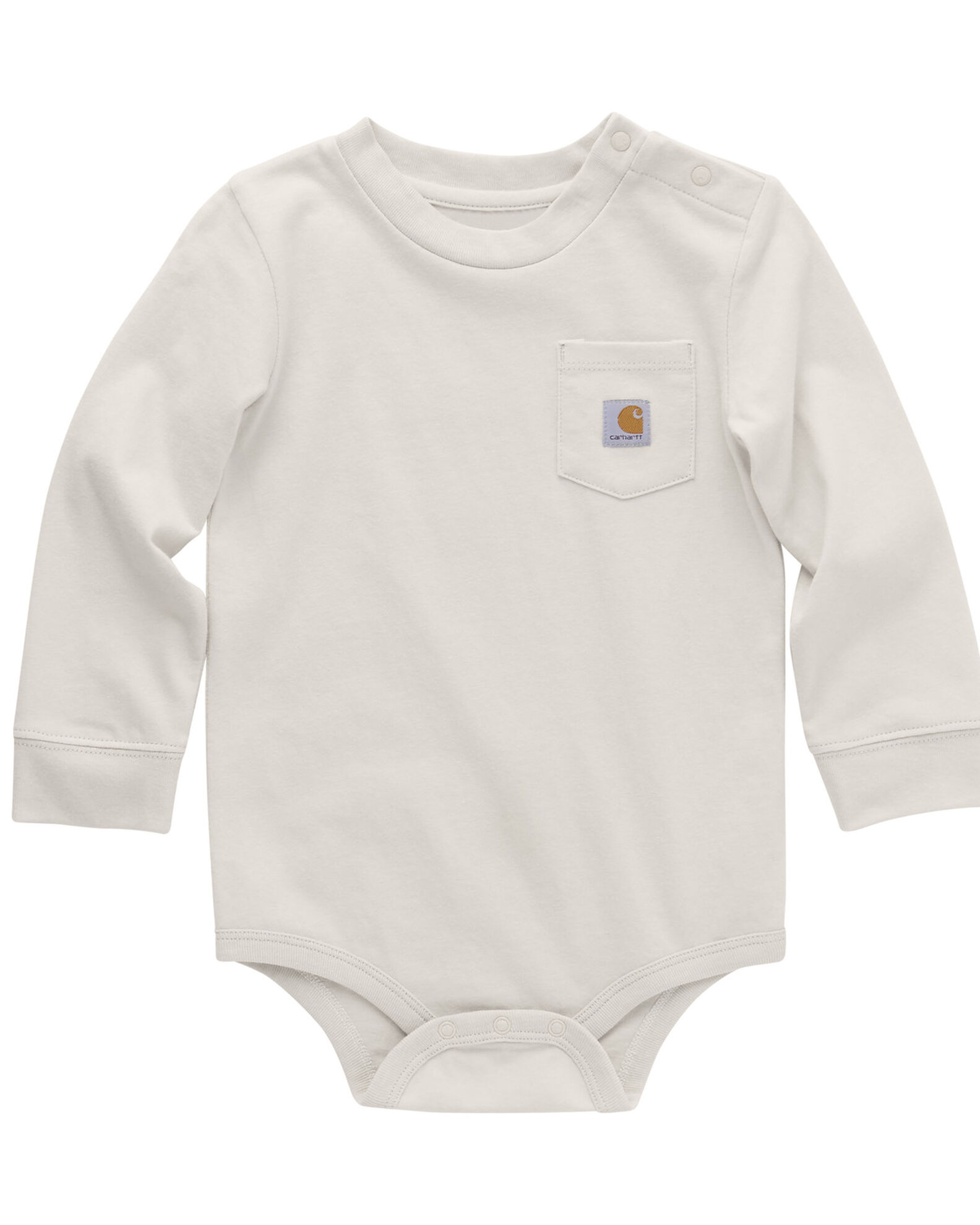 Carhartt Infant Girls Long Sleeve Pocket Onesie Country Outfitter