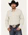 Image #1 - Blue Ranchwear Men's Boone Striped Long Sleeve Snap Western Shirt, Tan, hi-res