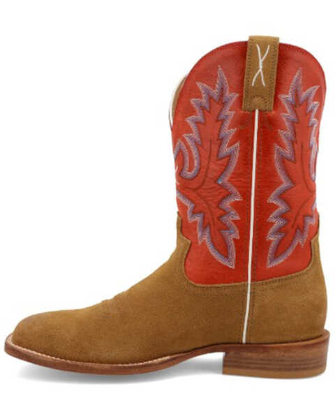Image #3 - Twisted X Men's Tech X™ Western Boot - Broad Square Toe, Red, hi-res