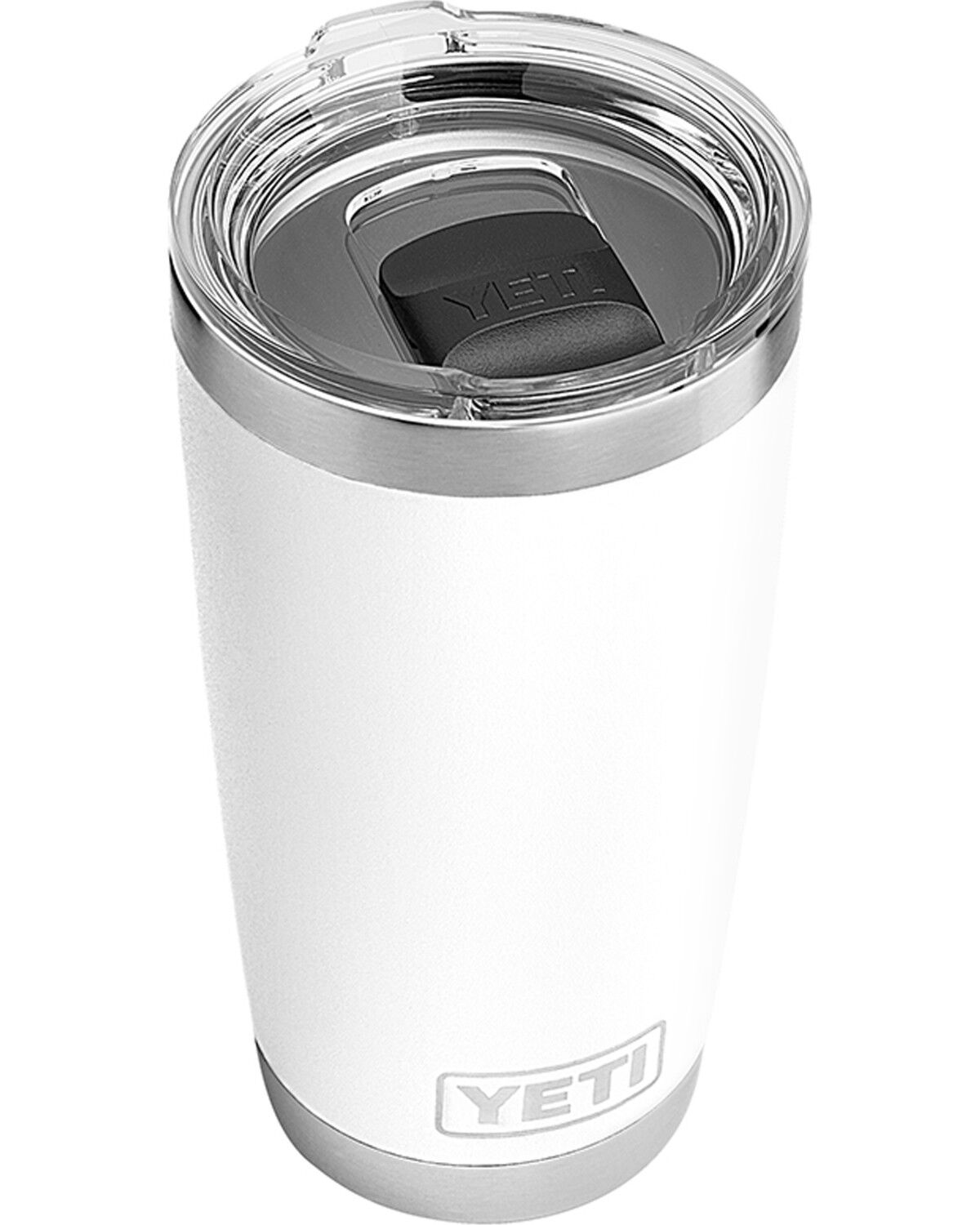 Image #2 - YETI Rambler® MagSlider™ Lid 20oz Tumbler, White, hi-res
