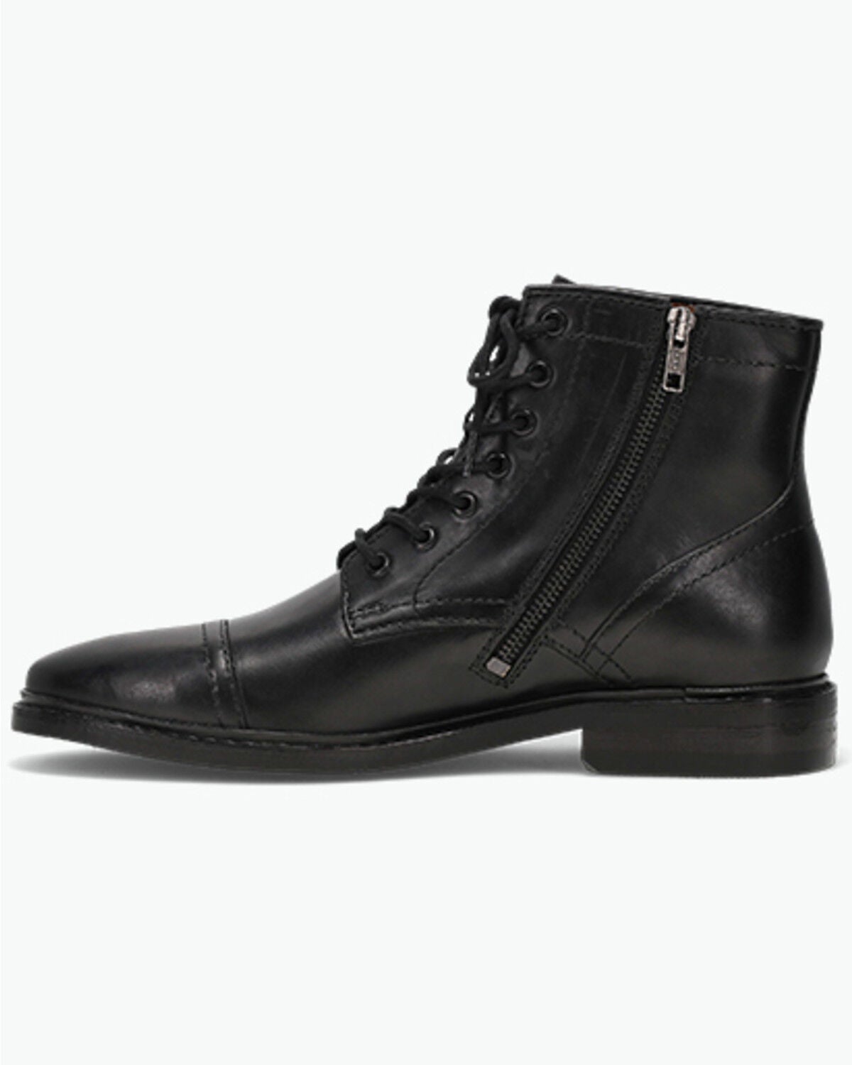 Image #3 - Frye Men's Paul Mid Lace Casual Boots - Round Toe, Black, hi-res