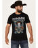 Image #1 - Moonshine Spirit Men's Barrel Short Sleeve Graphic T-Shirt, Black, hi-res