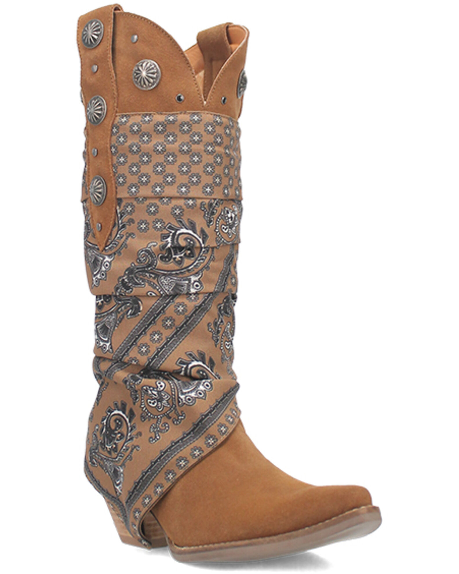 Dingo Women s Suede Bandida Western Booties Medium Toe Country Outfitter