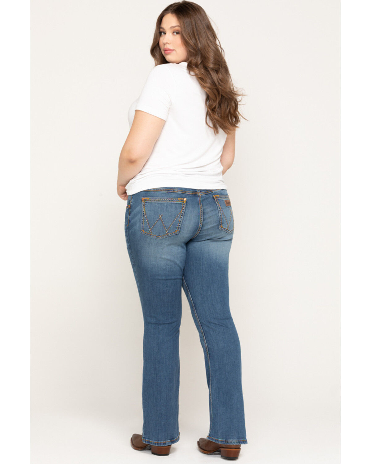 Wrangler women's plus size jeans Clearance