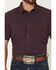 Image #3 - RANK 45&reg; Men's Rudge Solid Rodeo Tech 2.0 Short Sleeve Snap Stretch Performance Shirt, Purple, hi-res