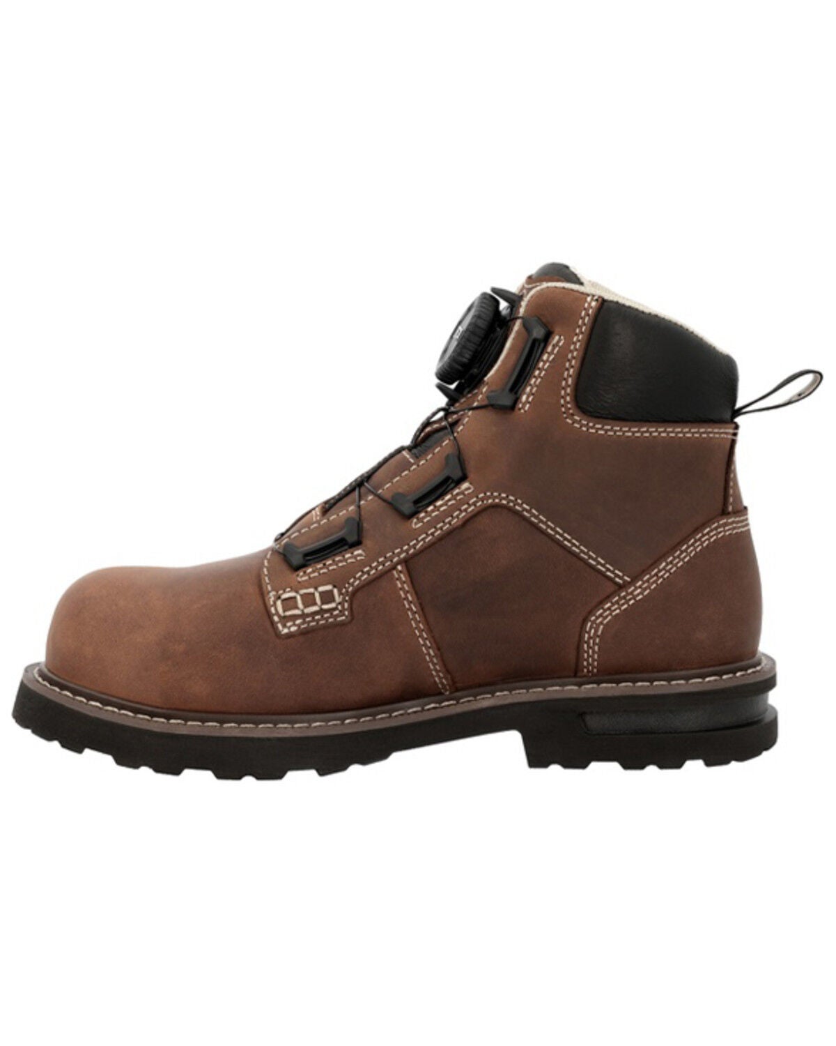 Image #3 - Rocky Women's 6" Grindstone XTR BOA&reg; Work Boots - Composite Toe, Brown, hi-res