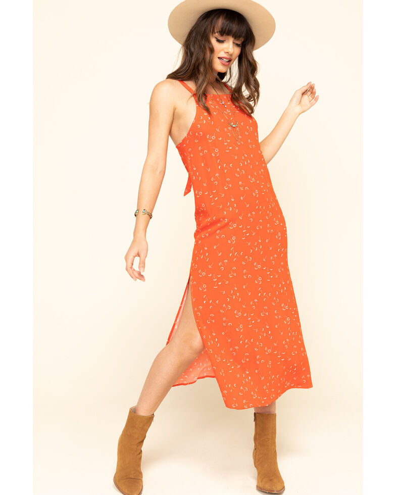 Others Follow Women's Red Floral Karla Maxi Dress, Red, hi-res