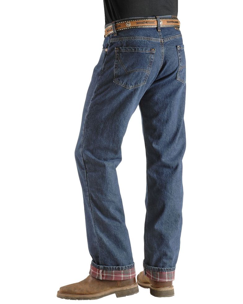 Dickies Flannel Lined Work Jeans, Denim, hi-res