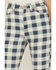 Image #2 - Wrangler Women's Checkered Flare Jeans , Blue, hi-res