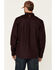 Image #4 - Hawx Men's FR Check Plaid Print Long Sleeve Button-Down Work Shirt, Wine, hi-res