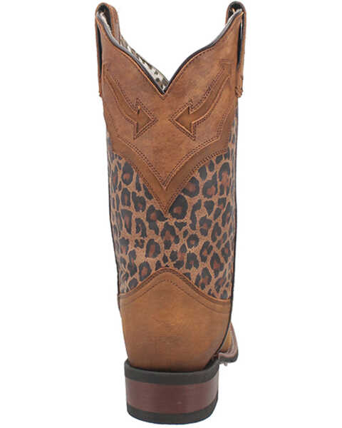 Image #5 - Laredo Women's Wild Arrow Western Performance Boots - Broad Square Toe, Honey, hi-res