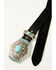 Image #2 - Idyllwind Women's Big Stone Buckle Belt, Black, hi-res