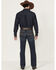 Image #3 - Ariat Men's M7 Keystone Handley Medium Wash Slim Straight Rigid Denim Jeans, Medium Wash, hi-res