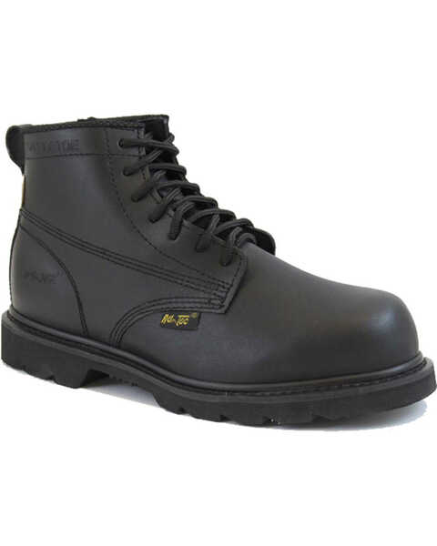 Ad Tec Men's 6" Lace Up Uniform Boots - Composite Toe, Black, hi-res
