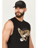Image #2 - Brixton Men's Keller Eagle Muscle Tank, Black, hi-res