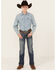 Image #1 - Ariat Boys' B4 Relaxed Bootcut Stretch Denim Jeans, Blue, hi-res