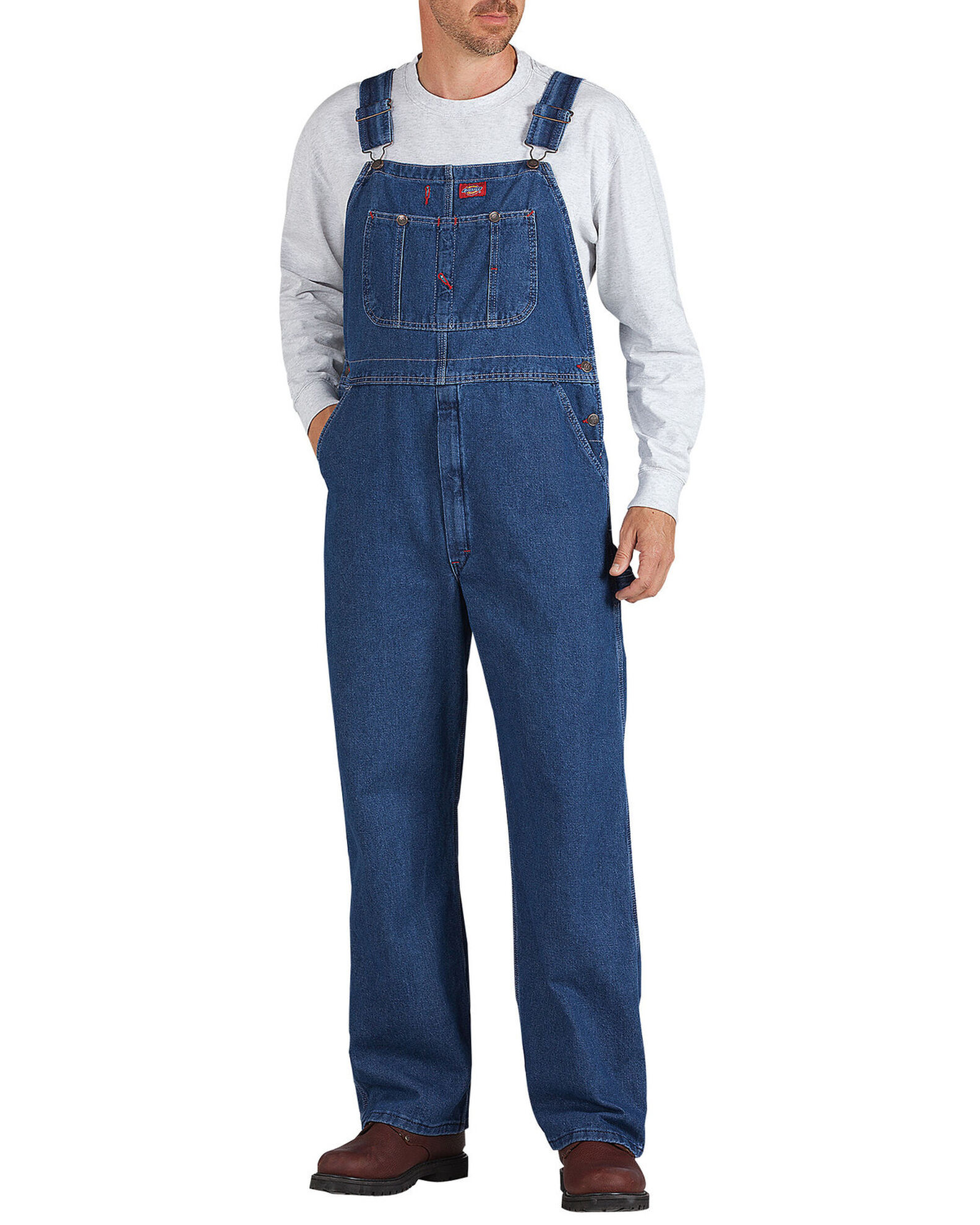 Dickies Stonewashed Indigo Bib Overalls