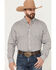 Image #1 - Cinch Men's Geo Print Long Sleeve Button-Down Western Shirt, , hi-res