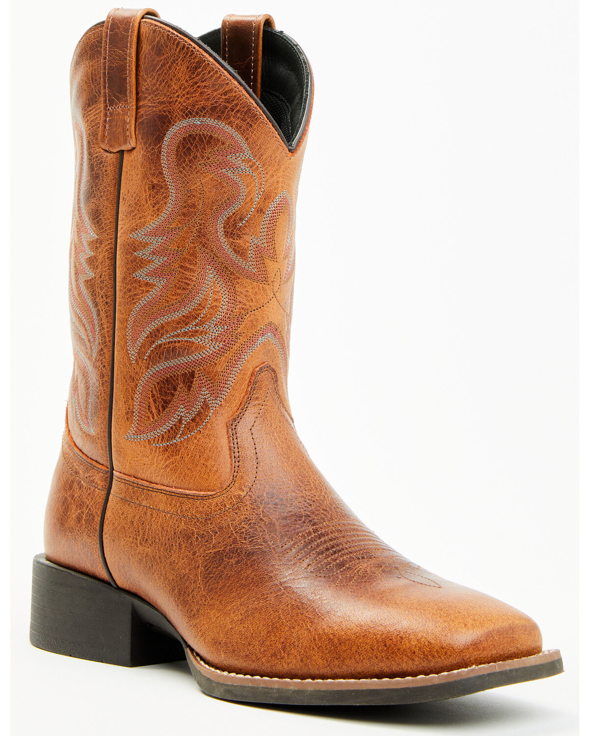 Image #1 - Cody James Men's Ace Performance Western Boots - Broad Square Toe, Brown, hi-res