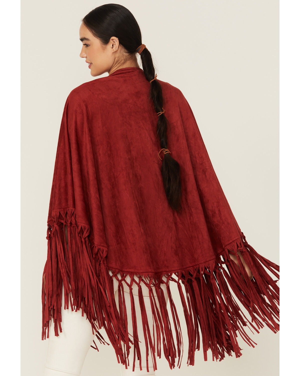 Image #4 - Tasha Polizzi Women's Sierra Shawl, Red, hi-res
