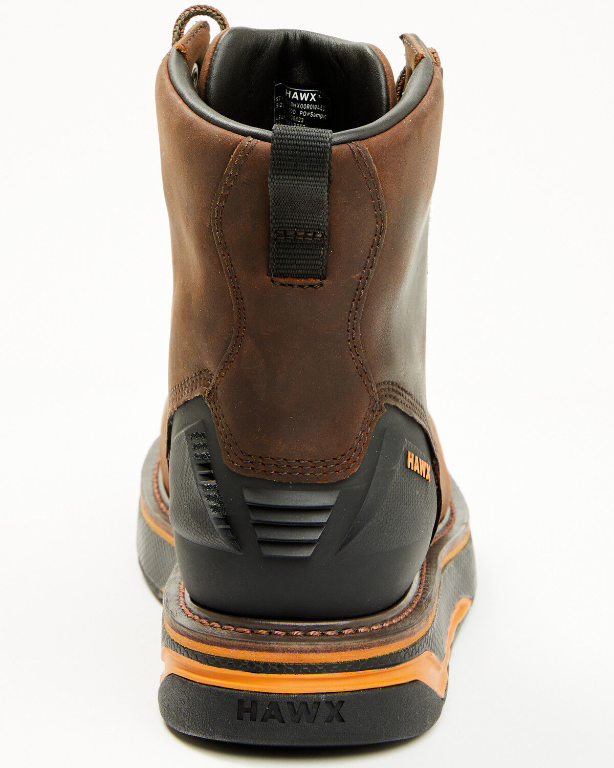 Image #5 - Hawx Men's 6" Airflow Heat Transfer System Paver Work Boots - Soft Toe, Dark Brown, hi-res