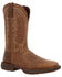 Image #1 - Durango Men's Rebel Performance Western Boots - Broad Square Toe, Brown, hi-res