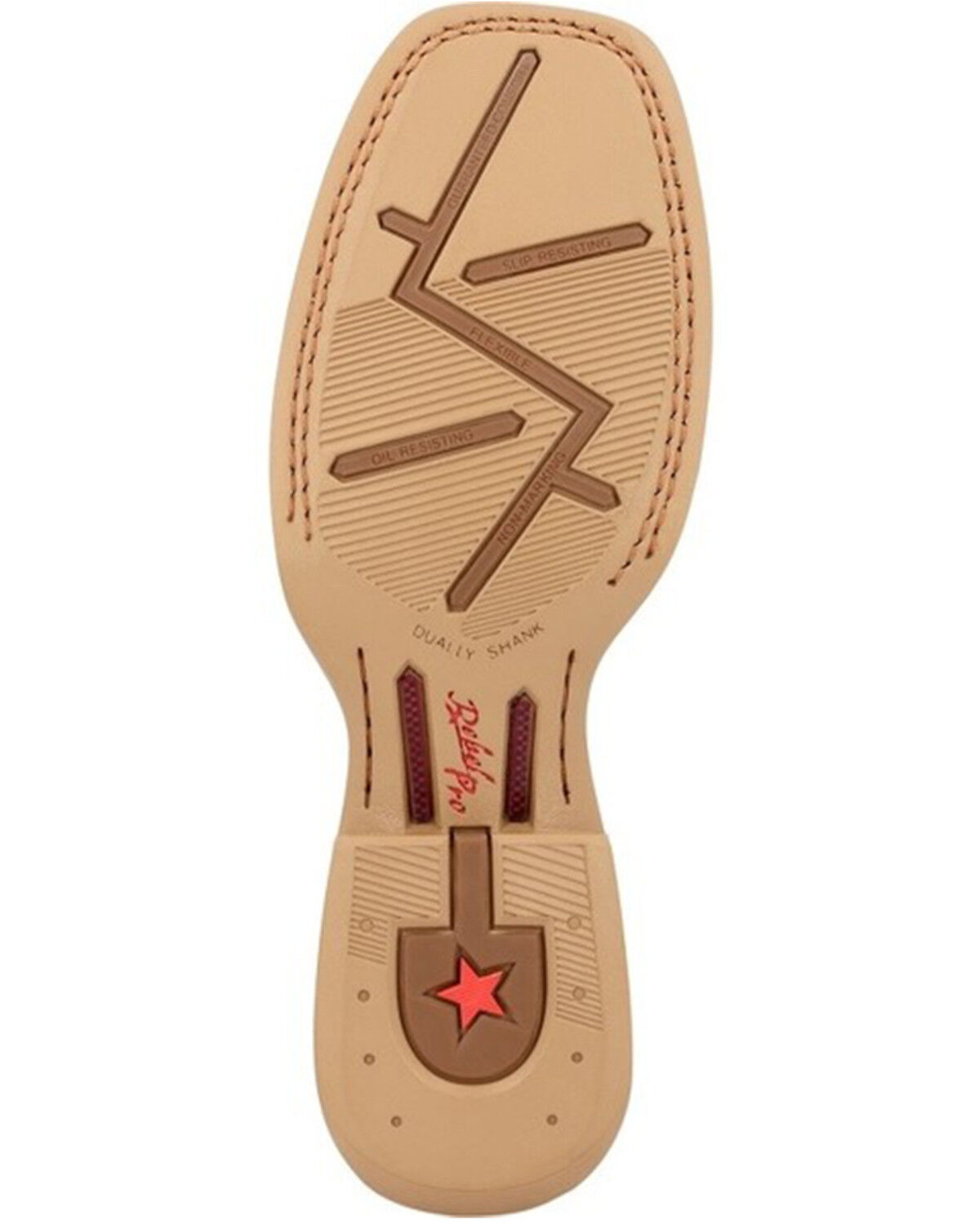 Image #7 - Durango Men's Rebel Pro™ Western Boot - Broad Square Toe, Red, hi-res