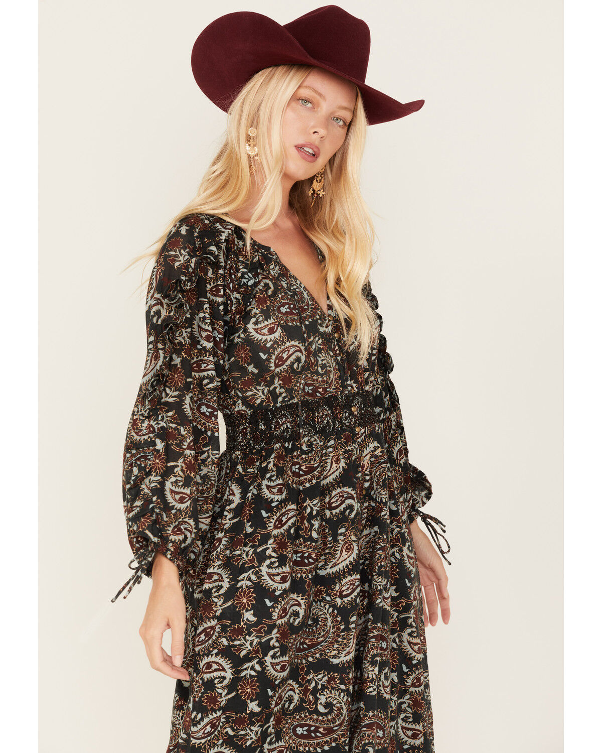 Image #2 - Cleobella Women's Corrine Midi Dress, Multi, hi-res