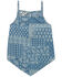 Image #1 - Wrangler Girls' Bandana Print Denim Tank, Blue, hi-res