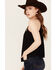 Image #2 - Idyllwind Women's Surrey Embroidered And Beaded Halter Top, Black, hi-res