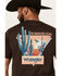 Image #4 - Wrangler Men's Boot Barn Exclusive Desert Scene Short Sleeve Graphic T-Shirt, Chocolate, hi-res
