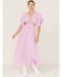 Image #1 - Show Me Your Mumu Women's Dana Cut-Out Midi Dress, Periwinkle, hi-res