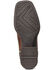 Image #5 - Ariat Girls' Bright Eyes II Hat Leather Boot - Broad Square Toe, Brown, hi-res