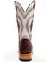 Image #5 - Tanner Mark Men's Exotic Caiman Western Boots - Broad Square Toe, Wine, hi-res